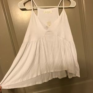 White summer tank top